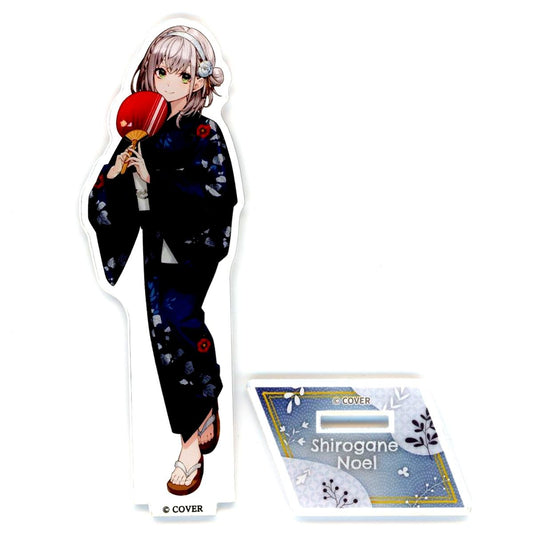 Shirogane Noel Virtual YouTuber Holo Live Life-Size Acrylic Stand Yukata Ver. Gokurakuyu / RAKU SPA Collab Vol. 9: Furo Life Healing Hot Spring Journey Futameguri [USED]