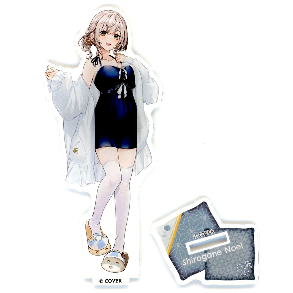 Shirogane Noel Virtual YouTuber Holo Live Life-Size Acrylic Stand Roomwear Ver. Gokurakuyu / RAKU SPA Collab Vol. 9: Furo Life Healing Hot Spring Journey Futameguri [USED]