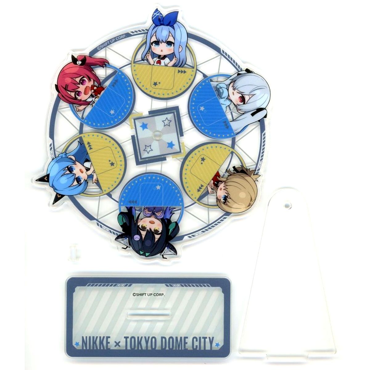 Design C Ferris Wheel Style Rotating Acrylic Stand Goddess of Victory: Nikke x Tokyo Dome City Attractions Reclaim the Amusement Park Commander! [USED]