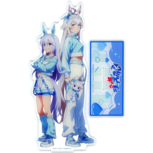 Oguri Cap, Tamamo Cross Uma Musume Cinderella Gray Anime Illustrated Big Acrylic Stand Blu-ray Vol.5-7 Rakuten Books Linked Purchase Bonus [USED]