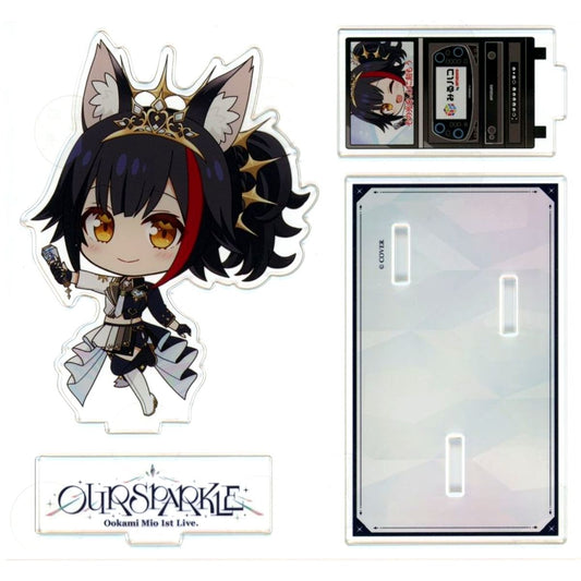 Ookami Mio Virtual YouTuber Holo Live Acrylic Diorama 1st Live Our Sparkle Miruhako Live Viewing Ticket with Goods C Course Bonus [USED]