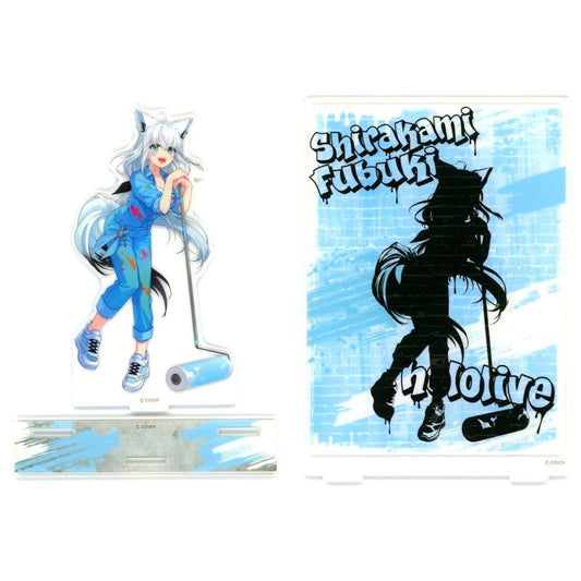Shirakami Fubuki Acrylic Stand Virtual YouTuber Holo Live hololive production ART JAM!!! Fair in animate [USED]