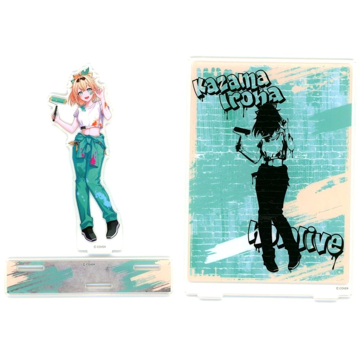 Kazama Iroha Acrylic Stand Virtual YouTuber Holo Live hololive production ART JAM!!! Fair in animate [USED]