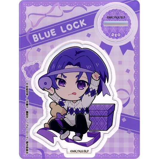 Reo Mikage Blue Lock Mini Chara Acrylic Stand Present Ribbon Ver. [USED]