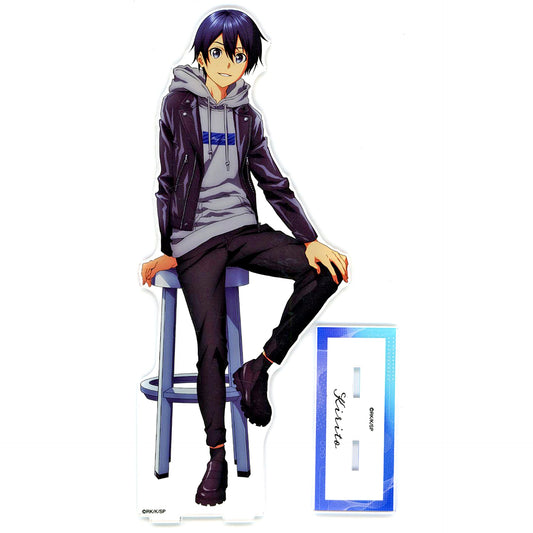 Kirito Extra Large Acrylic Stand arti-mate Illustration Casual Clothes Ver. 2 Sword Art Online [USED]