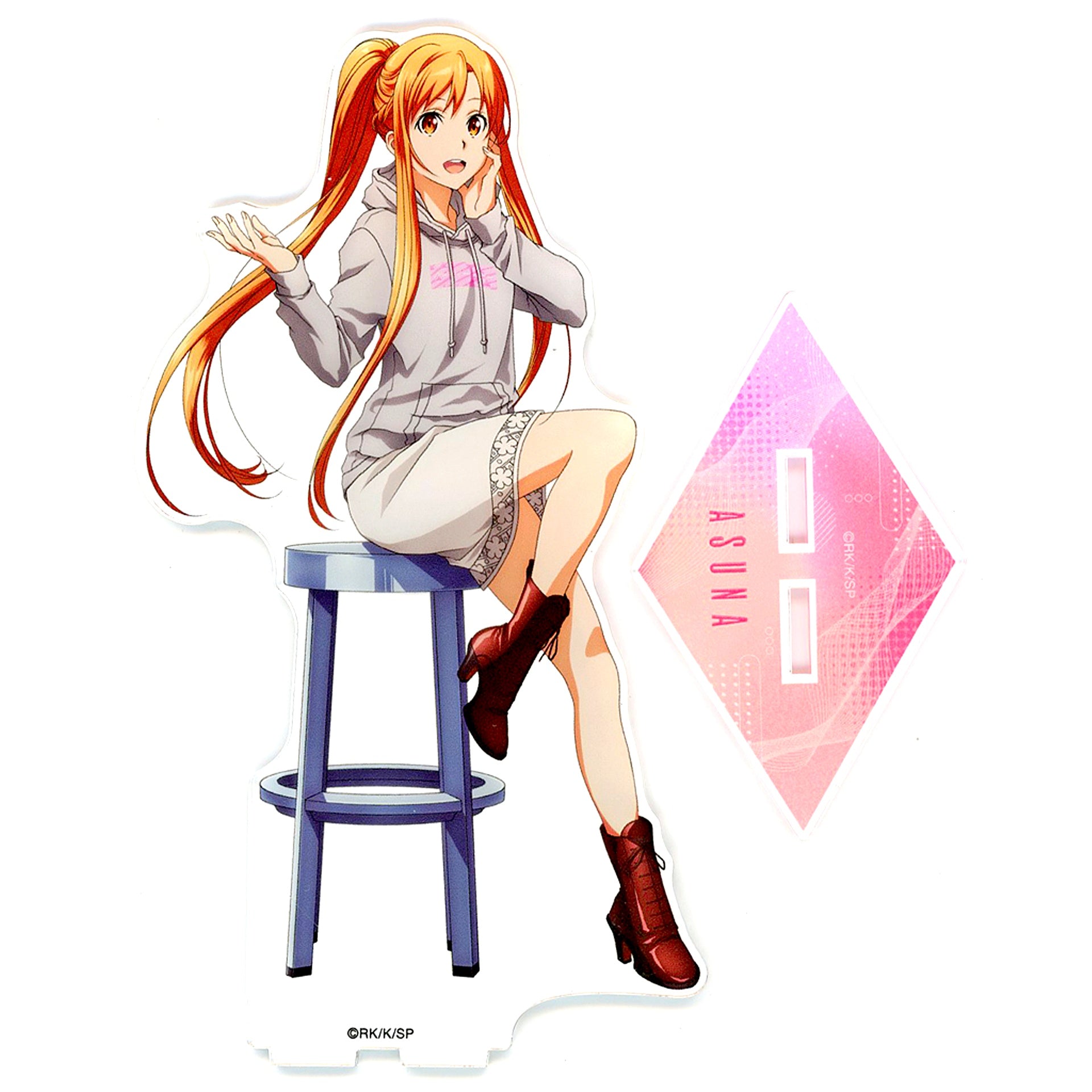 Asuna Extra Large Acrylic Stand arti-mate Illustration Casual Clothes Ver. 2 Sword Art Online [USED]