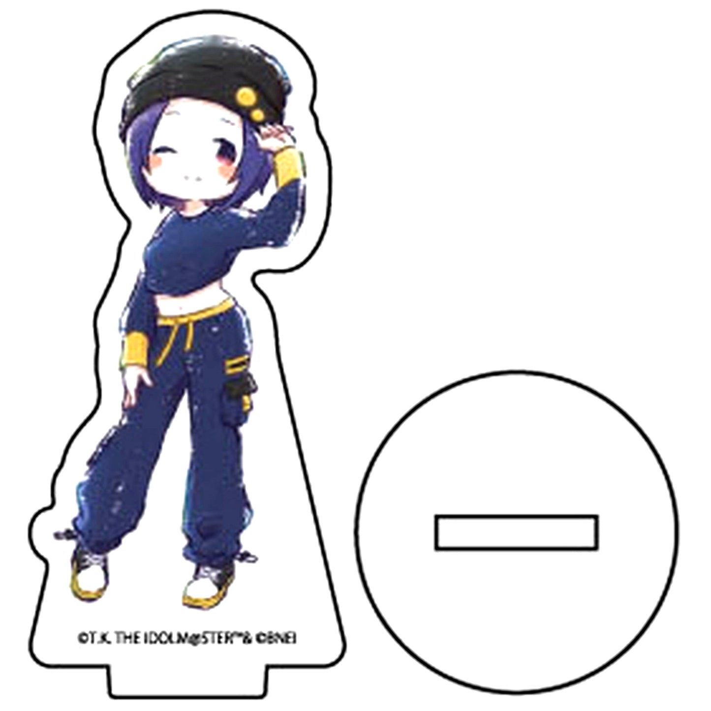 Azusa Miura Acrylic Petit Stand 01. Street Ver. GraffArt Illustration The Idolmaster [USED]