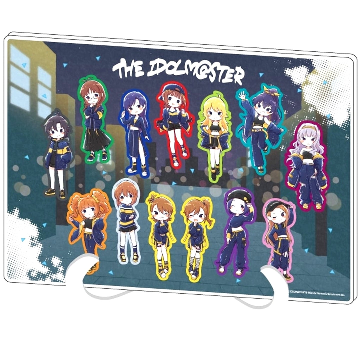 Group THE IDOLM@STER Acrylic Art Board A5 Size Street ver. GraffArt Illustration [USED]