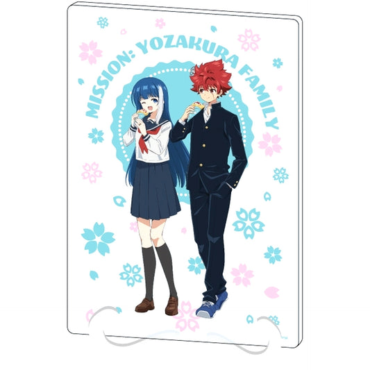 Taiyo Asano & Mutsumi Yozakura 02. Date Ver. Mission: Yozakura Family Illustration Acrylic Art Board A5 Size [USED]