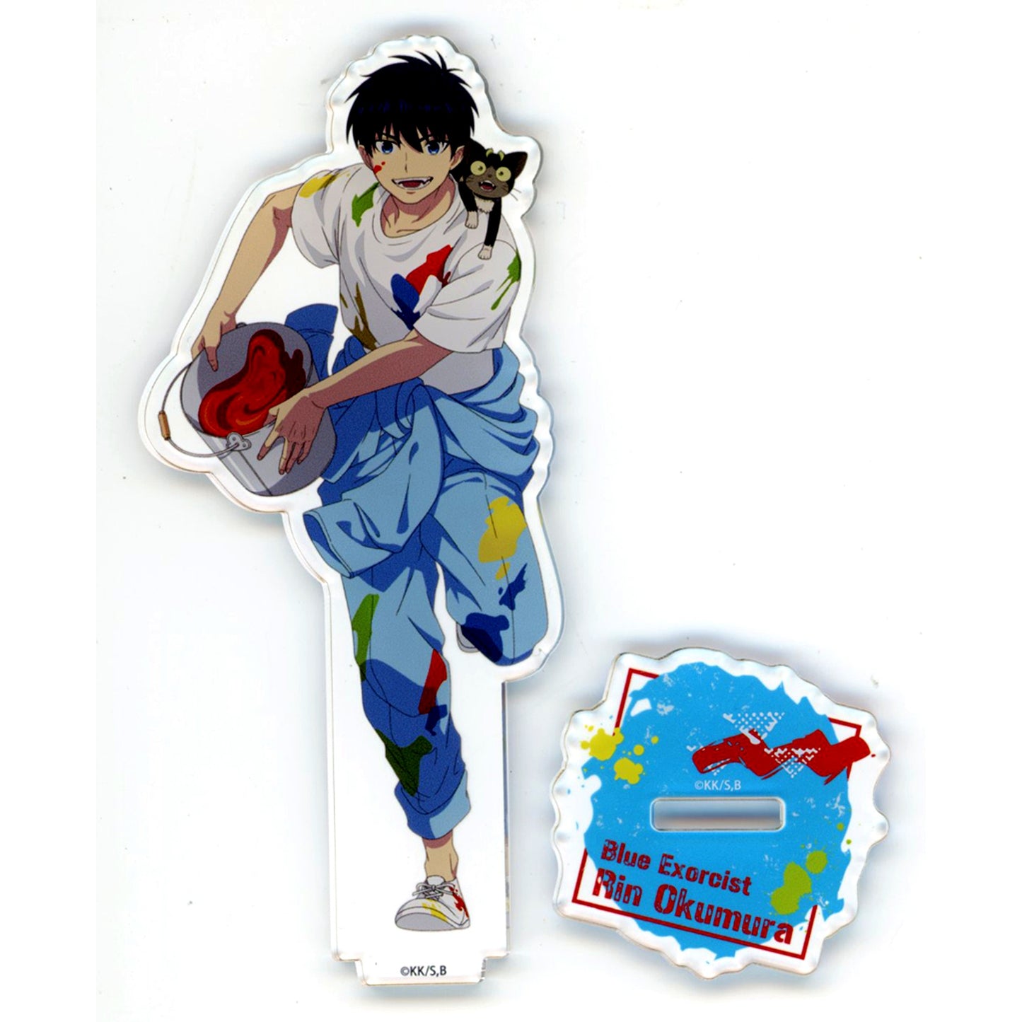 Rin Okumura Paint Art Acrylic Stand Blue Exorcist Beyond the Snow Saga [USED]