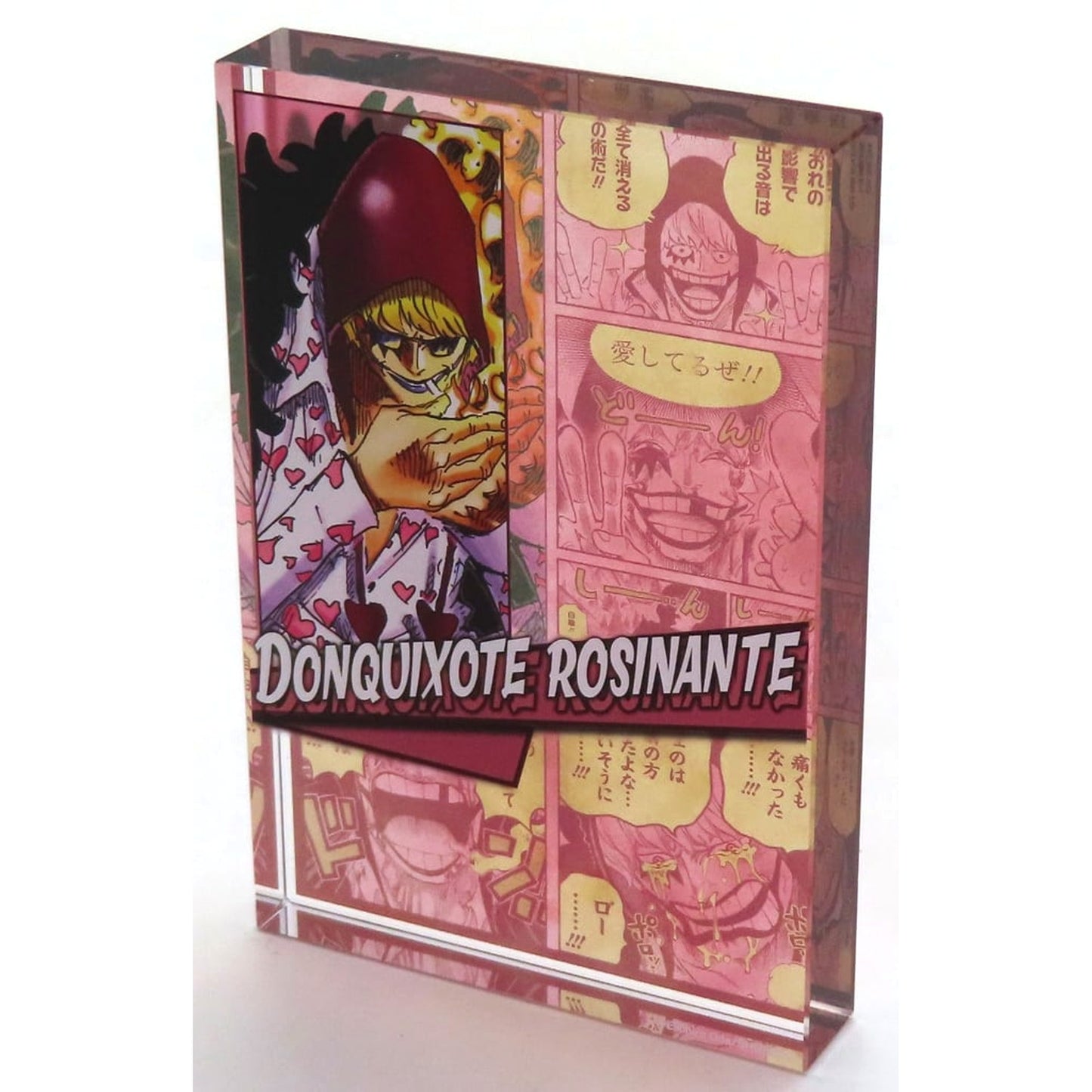 One Piece Donquixote Rosinante Heroes Acrylic Block 2024 Acrylic Item [USED]