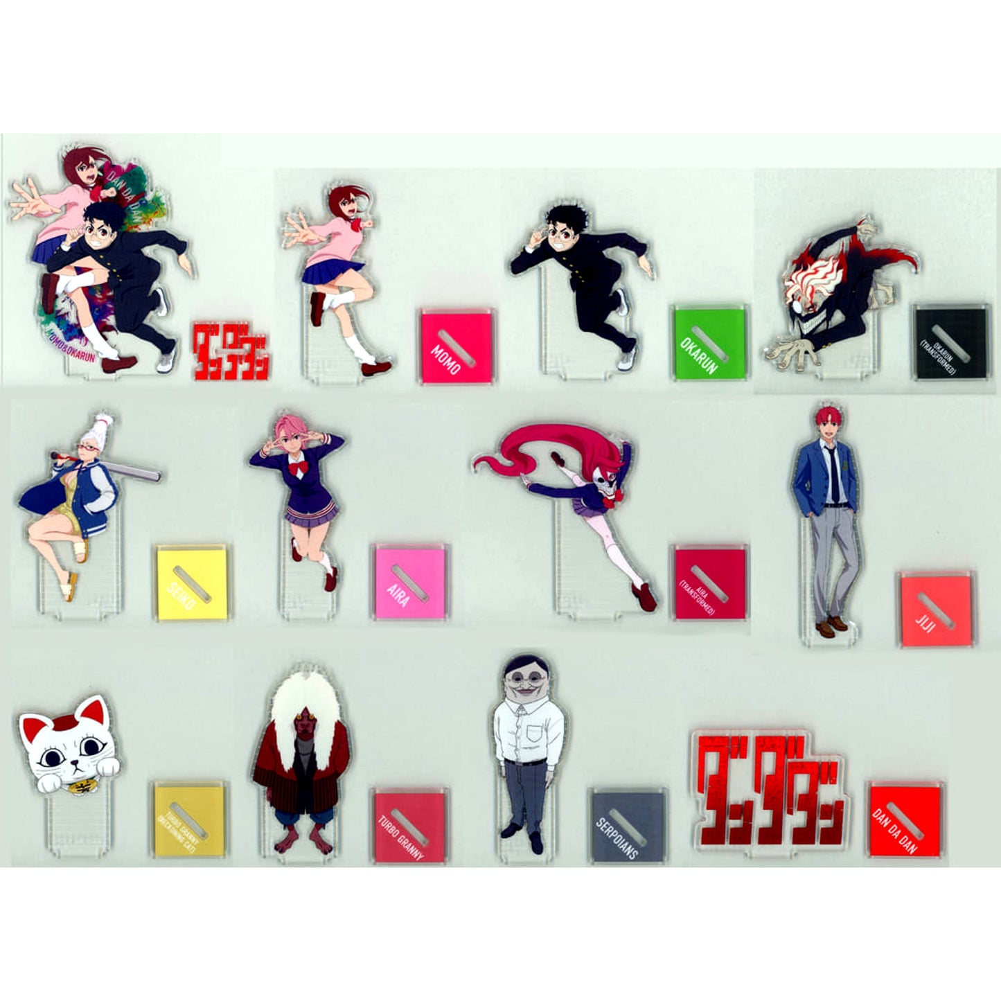 Momo & Others Dandadan All 11 Types Set Ichiban Kuji Occultic Battle, Begin! Acrylic Stand Prize F [USED]