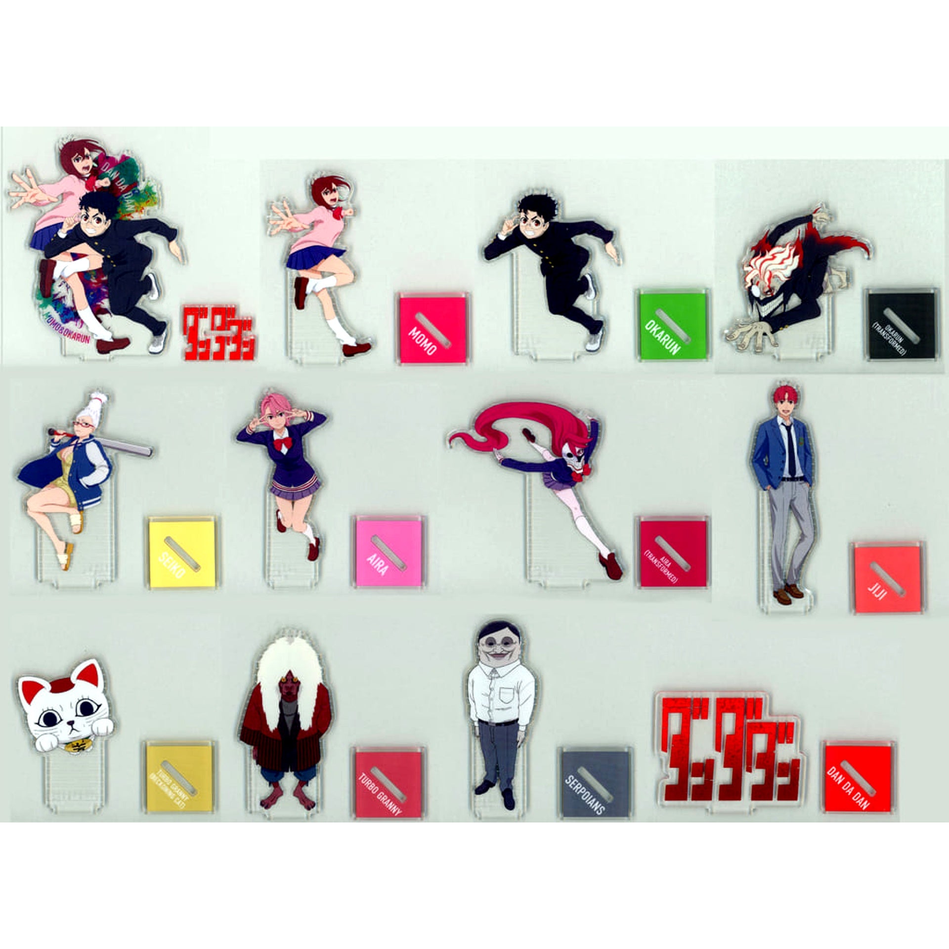 Momo & Others Dandadan All 11 Types Set Ichiban Kuji Occultic Battle, Begin! Acrylic Stand Prize F [USED]