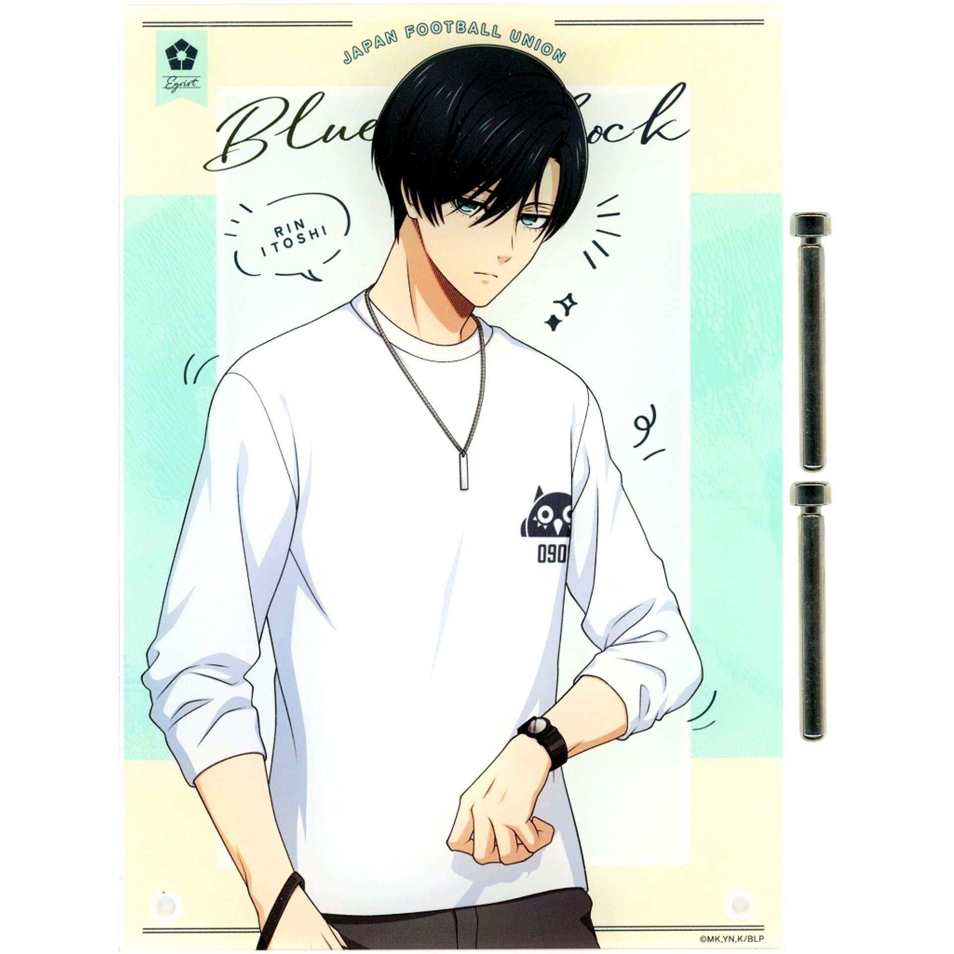 Rin Itoshi arti-mate Illustration Meeting Ver. A5 Acrylic Panel Blue Lock Animate Limited [USED]