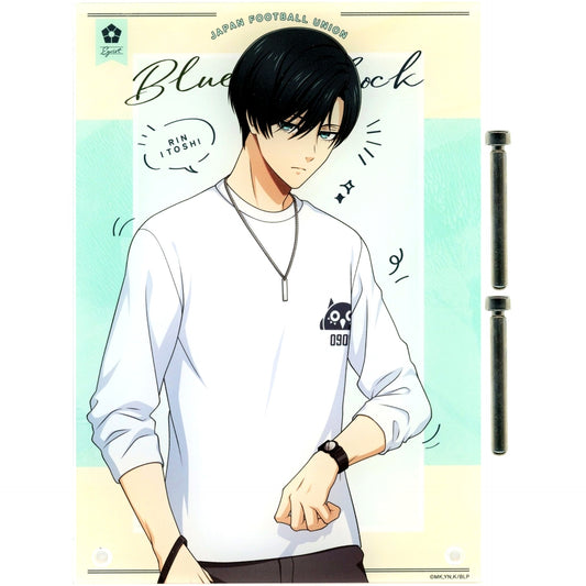 Rin Itoshi arti-mate Illustration Meeting Ver. A5 Acrylic Panel Blue Lock Animate Limited [USED]