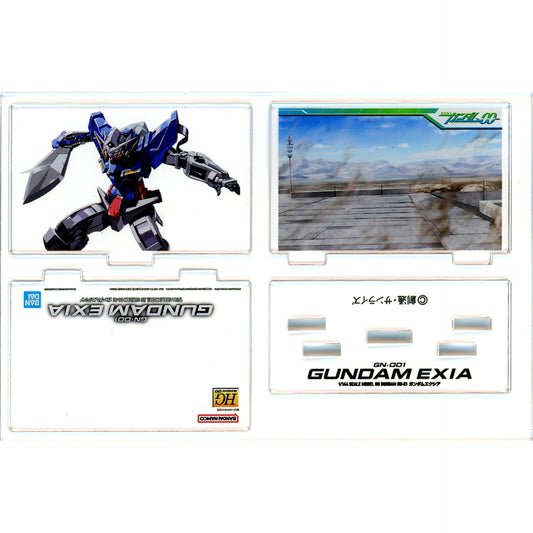 HG 1/144 Gundam Exia Mobile Suit Gundam 00 Pakekore Acrylic Stand Gundam Base [USED]