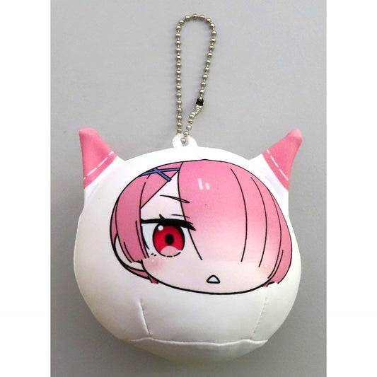 Ram Re:ZERO -Starting Life in Another World- Mochifuwa Cushion Keychain [USED]