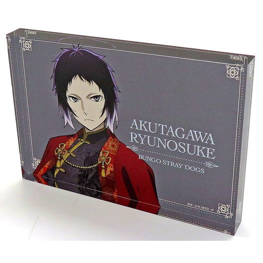 Ryunosuke Akutagawa Acrylic Block Chinese Clothes Ver. Bungo Stray Dogs baseyard tokyo POP UP SHOP [USED]