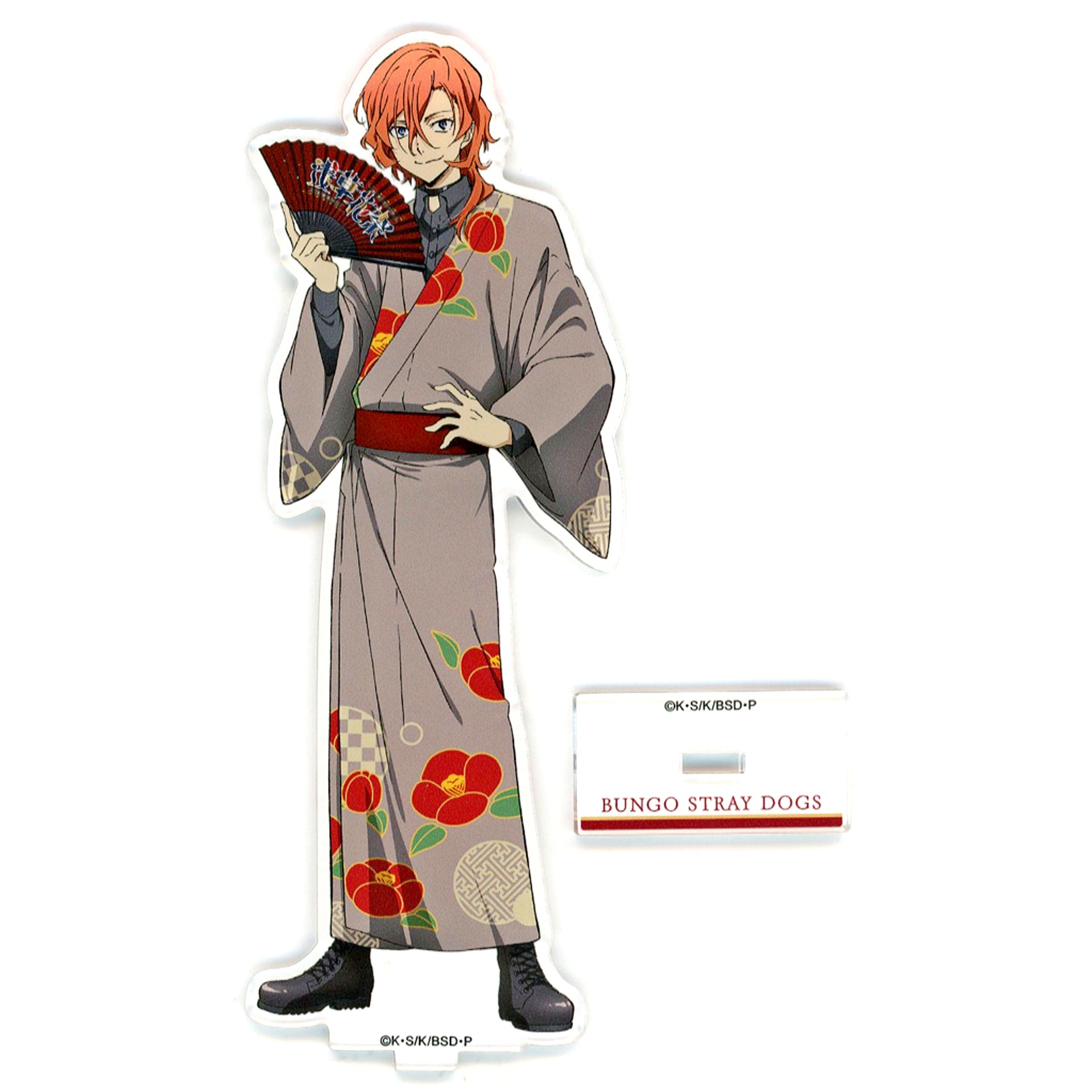 Chuya Nakahara Illustration Acrylic Stand Bungo Stray Dogs x Asakusa Hanayashiki [USED]