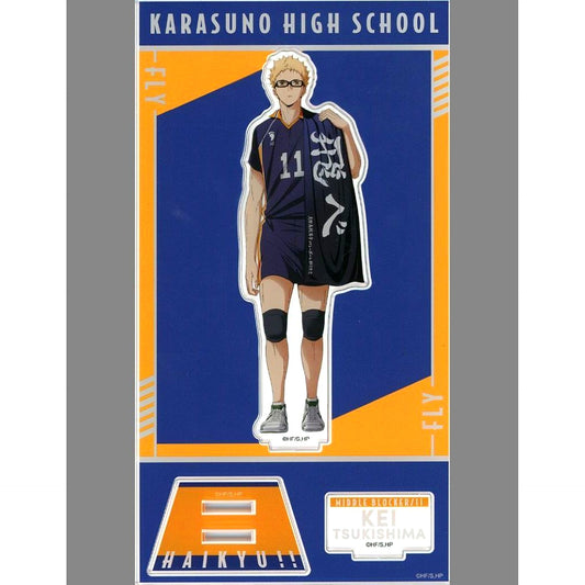 Kei Tsukishima Acrylic Stand Challengers Haikyu!! Plaza [USED]