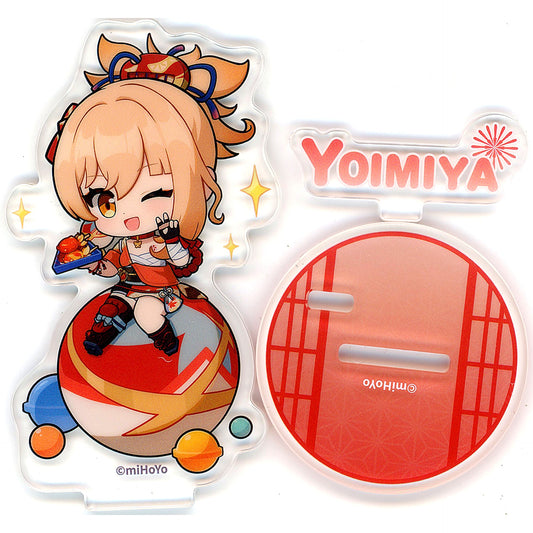 Yoimiya Huacai Qishi Series Deformed Acrylic Stand Genshin Impact [USED]