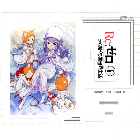 Volume 6 Re:ZERO -Starting Life in Another World- Jacket Collection Acrylic Stand Vol.1 Melonbooks Limited [USED]