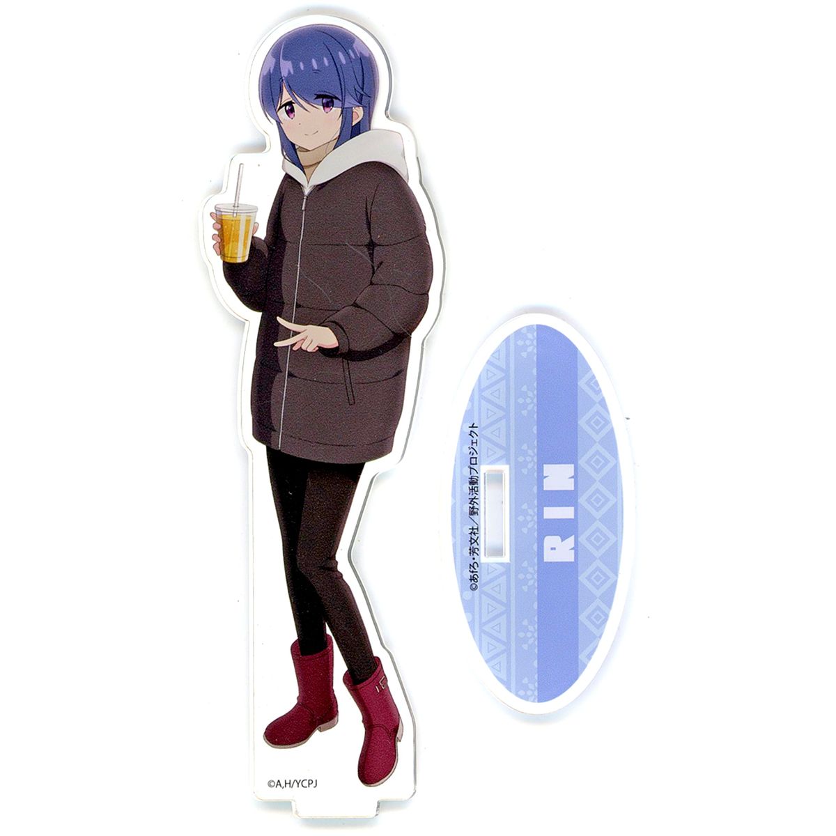 Rin Shima Horaibashi Ver. Illustration Acrylic Stand Laid-Back Camp Season 3 [USED]