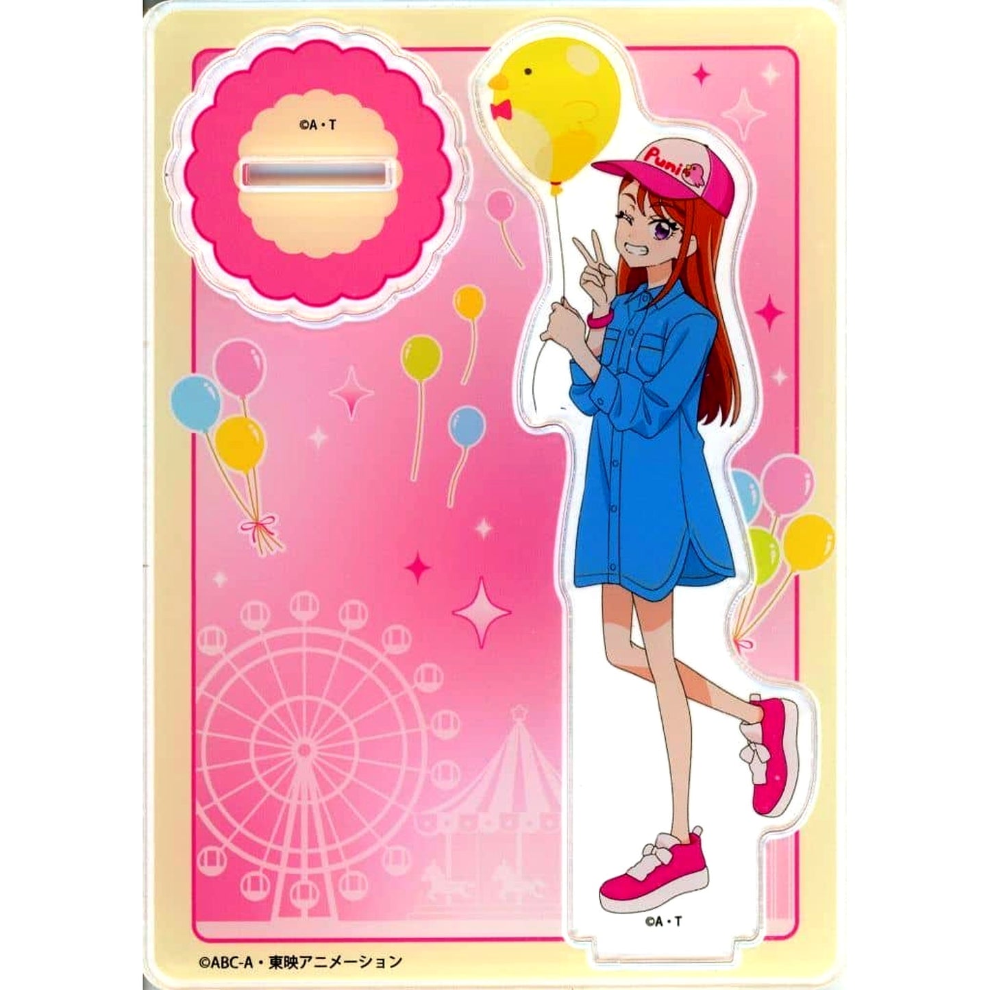 Ageha Hijiri Soaring Sky! Pretty Cure Acrylic Stand Pretty Store Pop-Up Shop 2024 ver. Pretty Cure Pretty Store Pop-Up Shop 2024 in Marui Wonderful Precure! The Movie Dokidoki Adventure in the Game World Release Commemoration [USED]