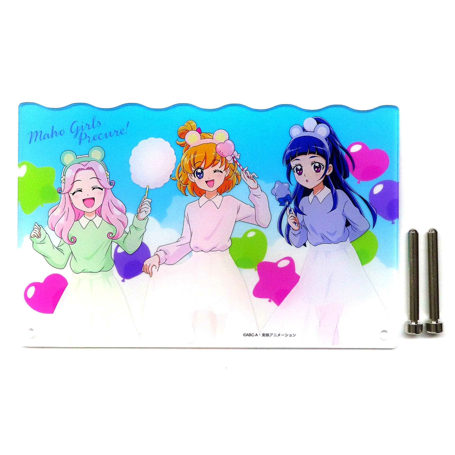 Maho Girls Precure! Acrylic Board Wonderful Precure! The Movie! Dokidoki Game no Sekai de Daibouken! Release Commemoration Precure Pretty Store Branch 2024 in Marui [USED]