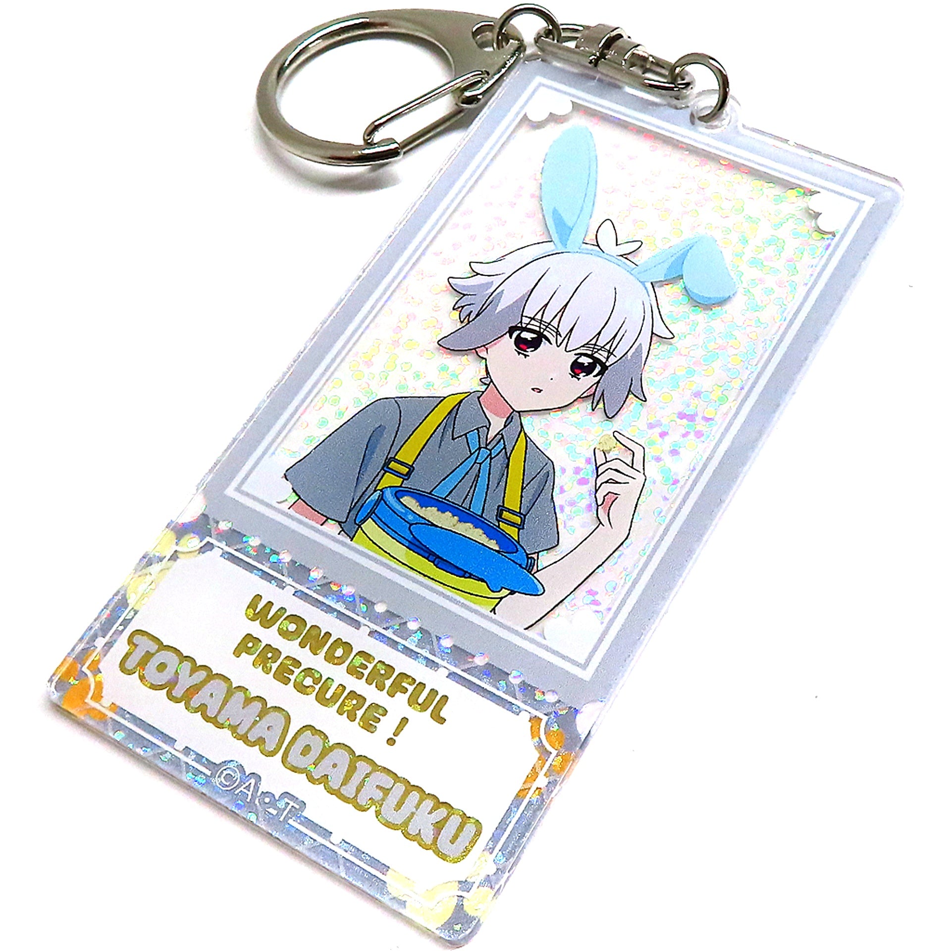 Daifuku Toyama Wonderful Precure! Ticket Style Keychain Wonderful Precure! The Movie! Adventure in the Game World! Precure Pretty Store Branch 2024 in Marui [USED]