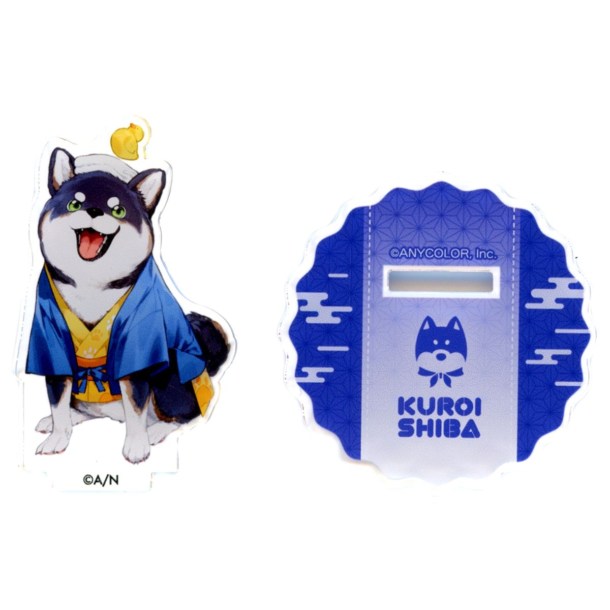 Kuroi Shiba Life-Size Acrylic Stand Virtual YouTuber Nijisanji x Gokurakuyu / RAKU SPA Totonou NIJISANJI 2nd Collaboration [USED]