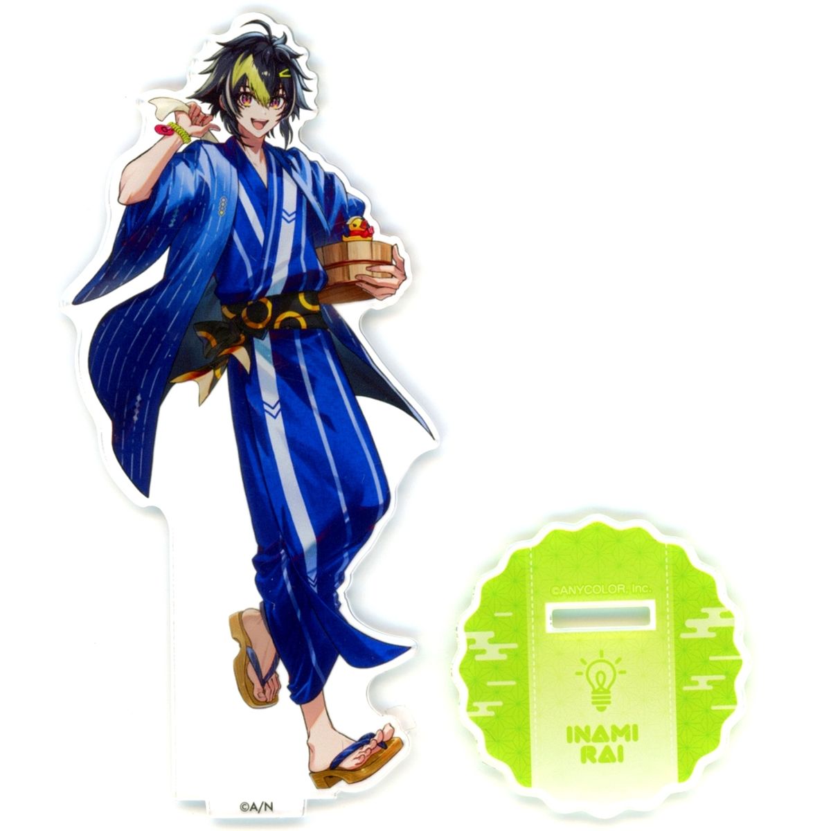 Inami Rai Acrylic Stand Virtual YouTuber Nijisanji NIJISANJI x Gokurakuyu / RAKU SPA Totonou NIJISANJI 2nd Collaboration [USED]