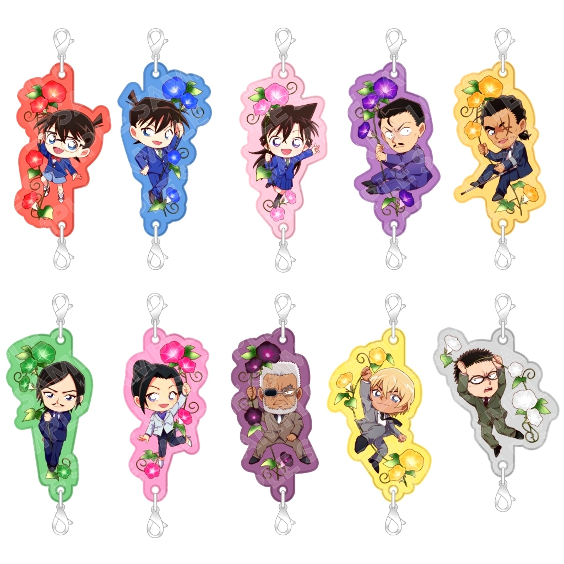 Set of 10 Detective Conan Tsunagatcharm Vol.9 [USED]