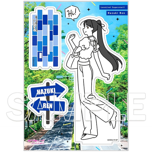 Ren Hazuki Walking Wearing the Seasons Acrylic Figure Love Live! Superstar!! [USED]