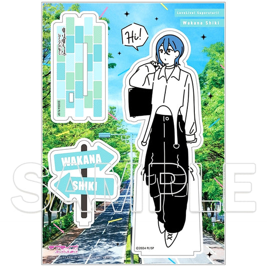 Shiki Wakana Walk Wearing the Seasons Acrylic Figure Love Live! Superstar!! [USED]