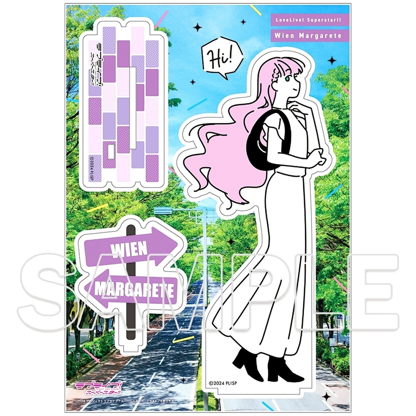 Wien Margarete Osanpo wa Kisetsu o Matotte Acrylic Figure Love Live! Superstar!! [USED]