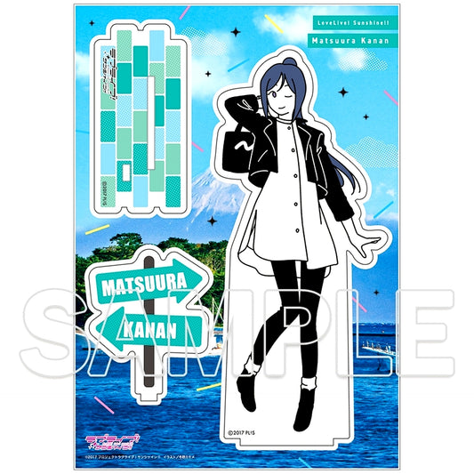 Kanan Matsuura Walk Wearing the Seasons Acrylic Figure Love Live! Sunshine!! [USED]