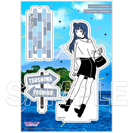 Yoshiko Tsushima Osanpo wa Kisetsu o Matotte Acrylic Figure Love Live! Sunshine!! [USED]