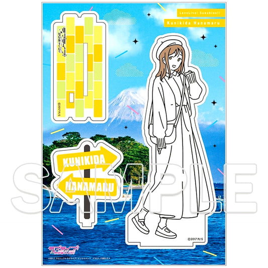 Hanamaru Kunikida Walk Wearing the Seasons Acrylic Figure Love Live! Sunshine!! [USED]