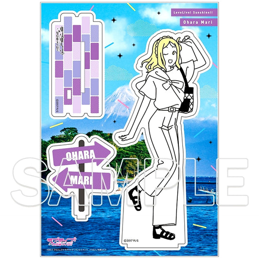 Mari Ohara Walk Wearing the Seasons Acrylic Figure Love Live! Sunshine!! [USED]