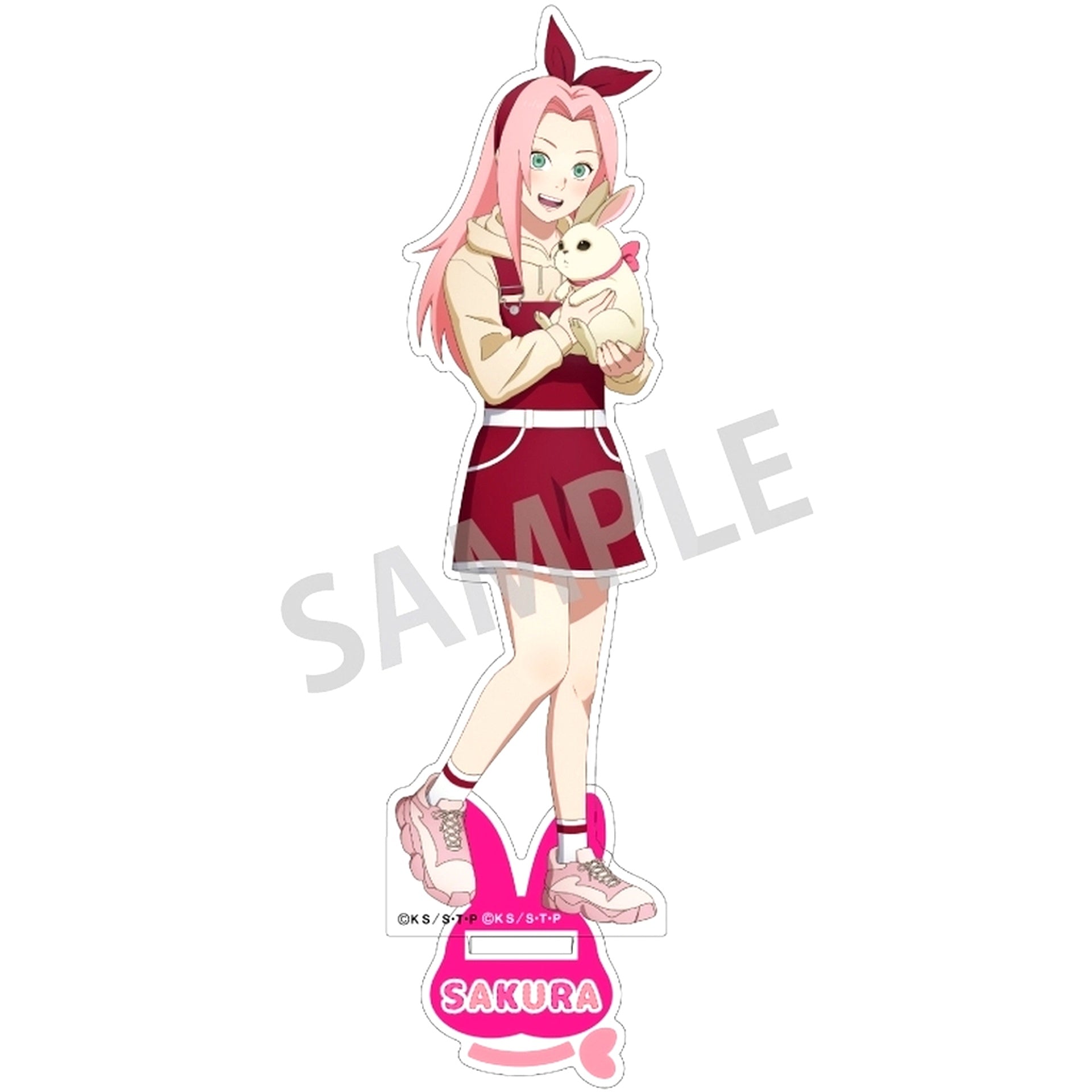 Sakura Haruno Childhood x Animal Acrylic Stand Naruto Shippuden [USED]