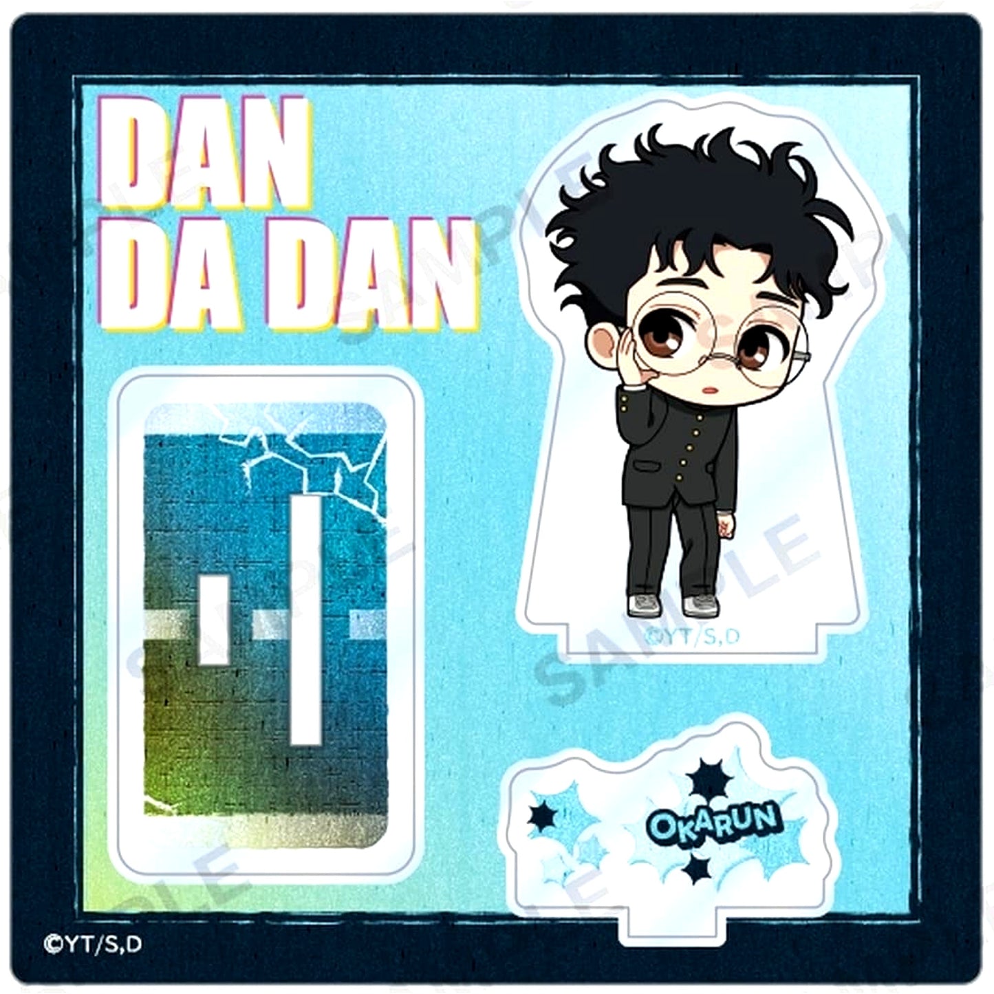 Dandadan Okarun Ken Takakura Diorama Acrylic Stand [USED]