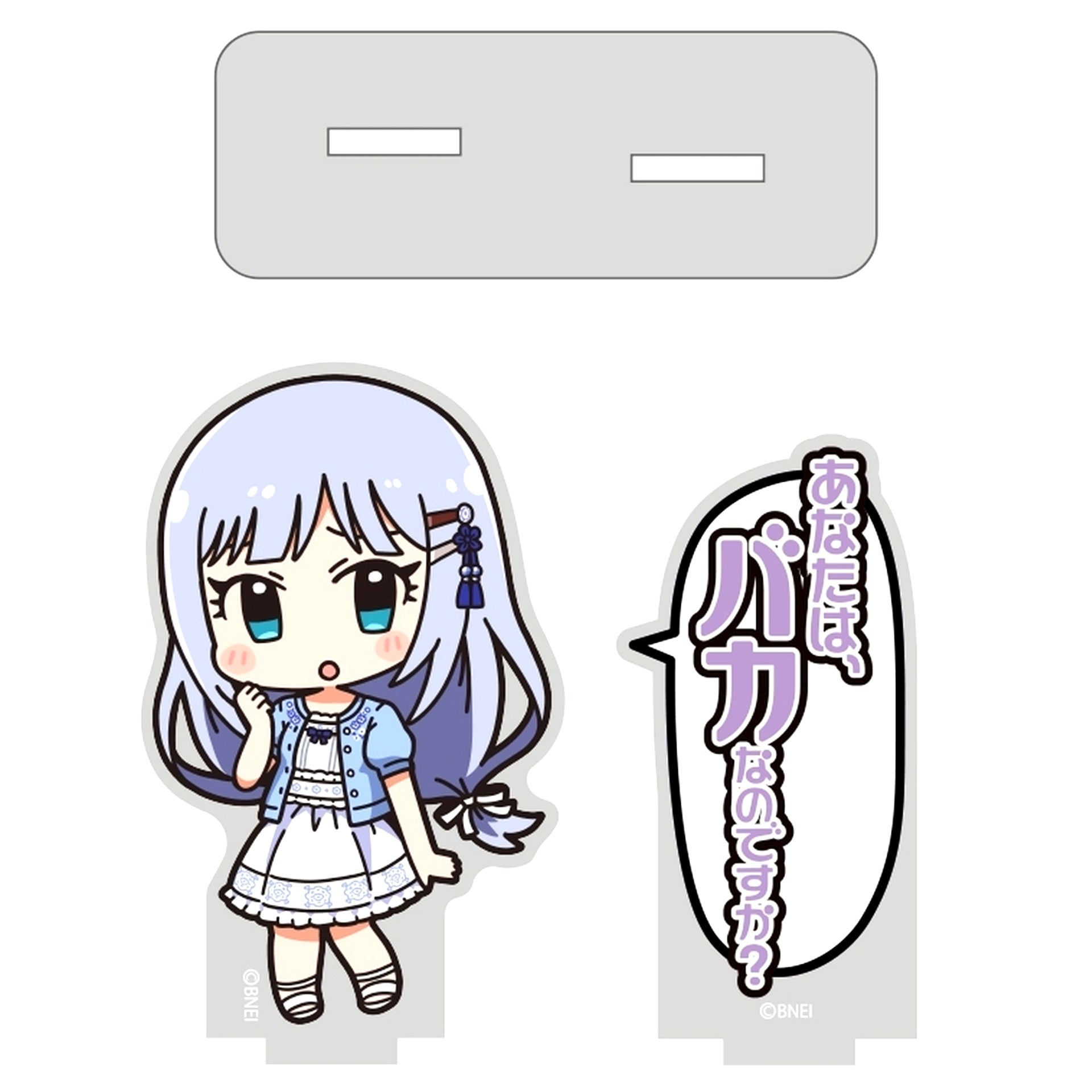 Tsumugi Shiraishi Are You an Idiot? Quote Acrylic Stand The Idolmaster Million Live! [USED]
