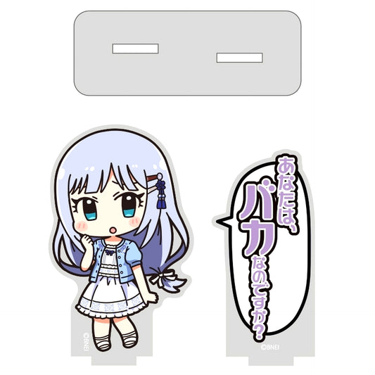 Tsumugi Shiraishi Are You an Idiot? Quote Acrylic Stand The Idolmaster Million Live! [USED]