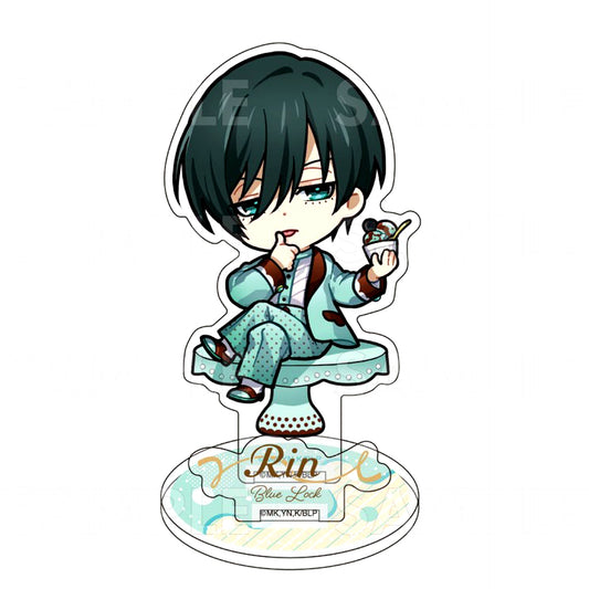 Rin Itoshi Chibi Character Acrylic Stand Dolce Style Blue Lock [USED]