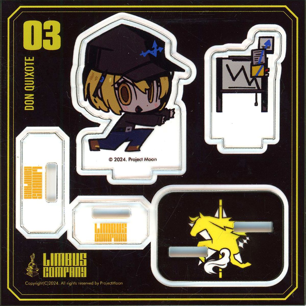 Don Quixote Limbus Company Character SD Acrylic Stand No.03 C104 Goods [USED]