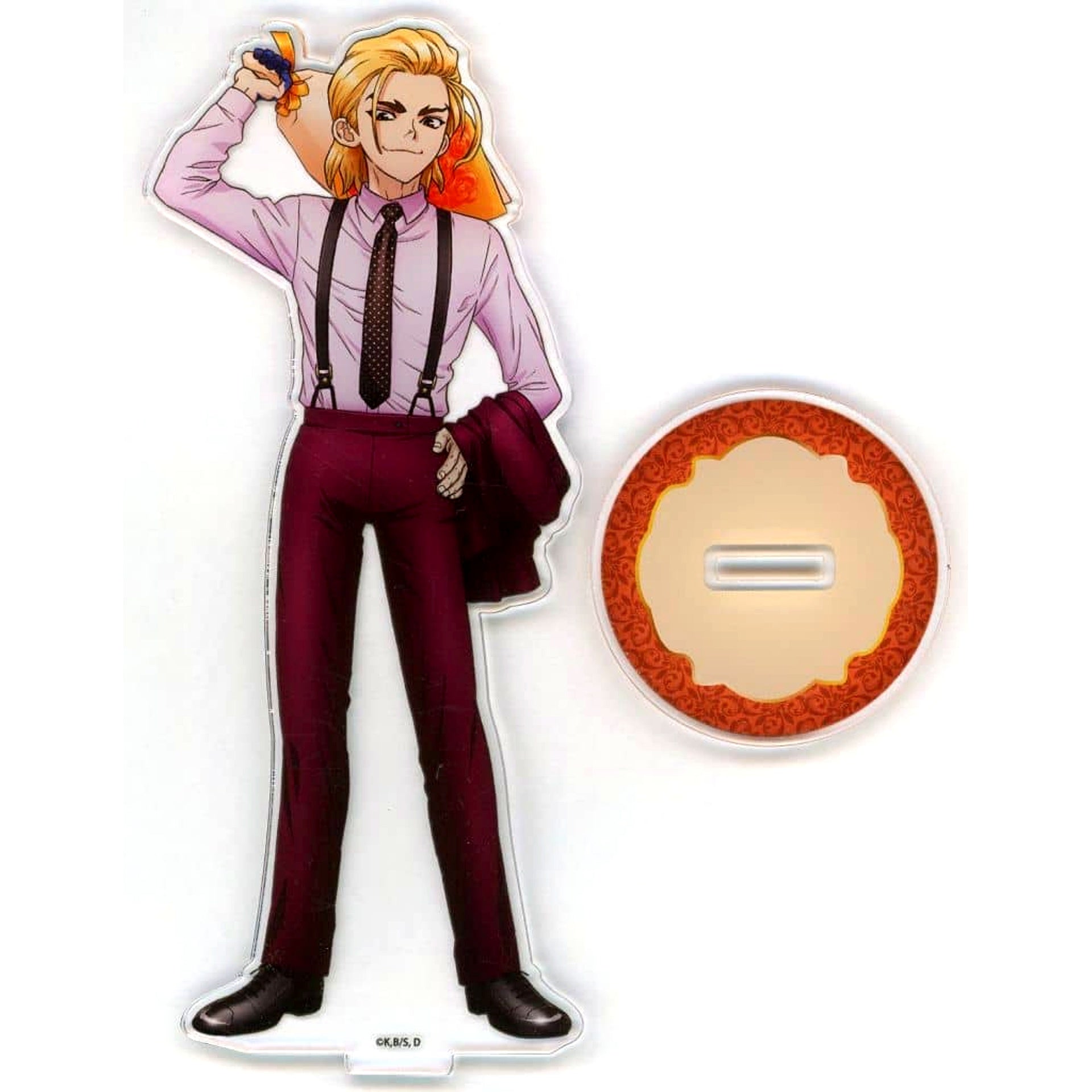 Ryusui Nanami Dr.STONE Anime 5th Anniversary Key Animation Exhibition in Marui Acrylic Figure Stand Color Suit Ver. [USED]