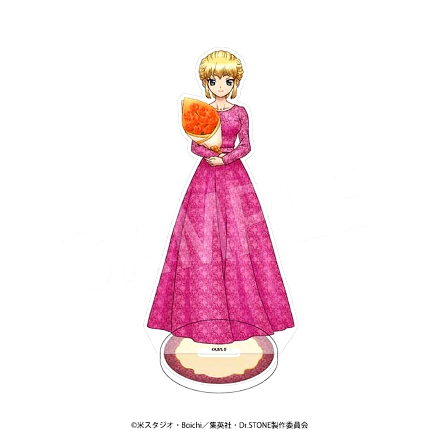 Kohaku Dr.STONE Anime 5th Anniversary Commemorative Original Art Exhibition in Marui Color Suit Ver. Acrylic Figure Stand [USED]