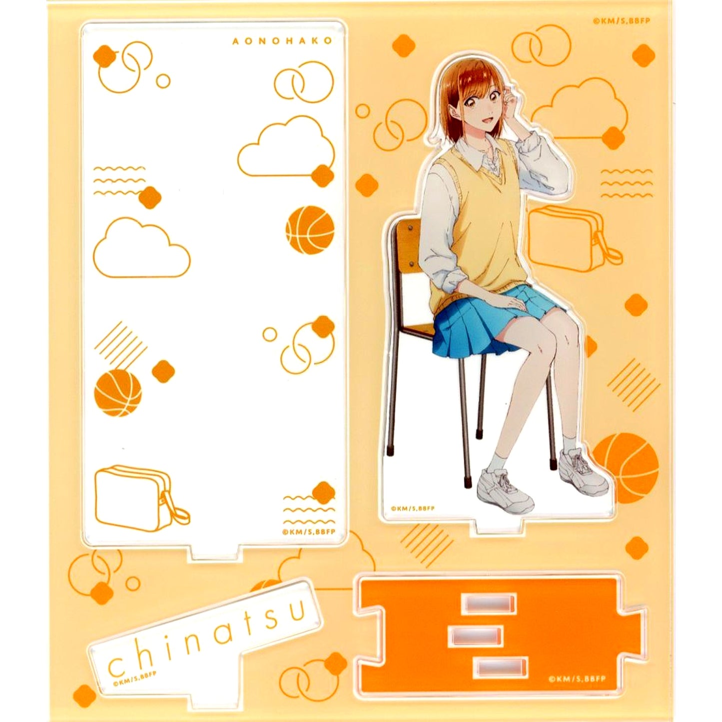 Chinatsu Kano Connecting Acrylic Stand Classroom Ver. Blue Box [USED]