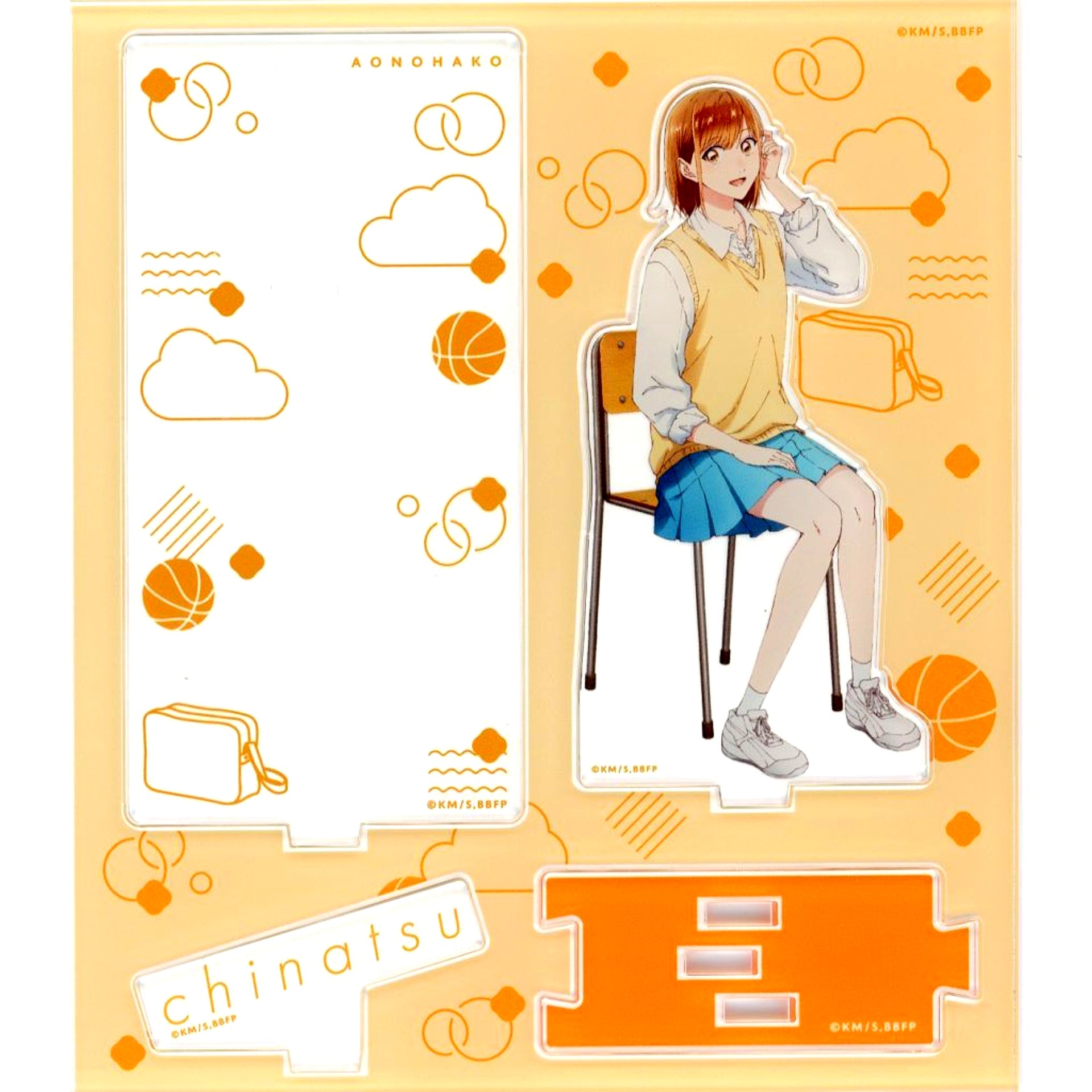 Chinatsu Kano Connecting Acrylic Stand Classroom Ver. Blue Box [USED]